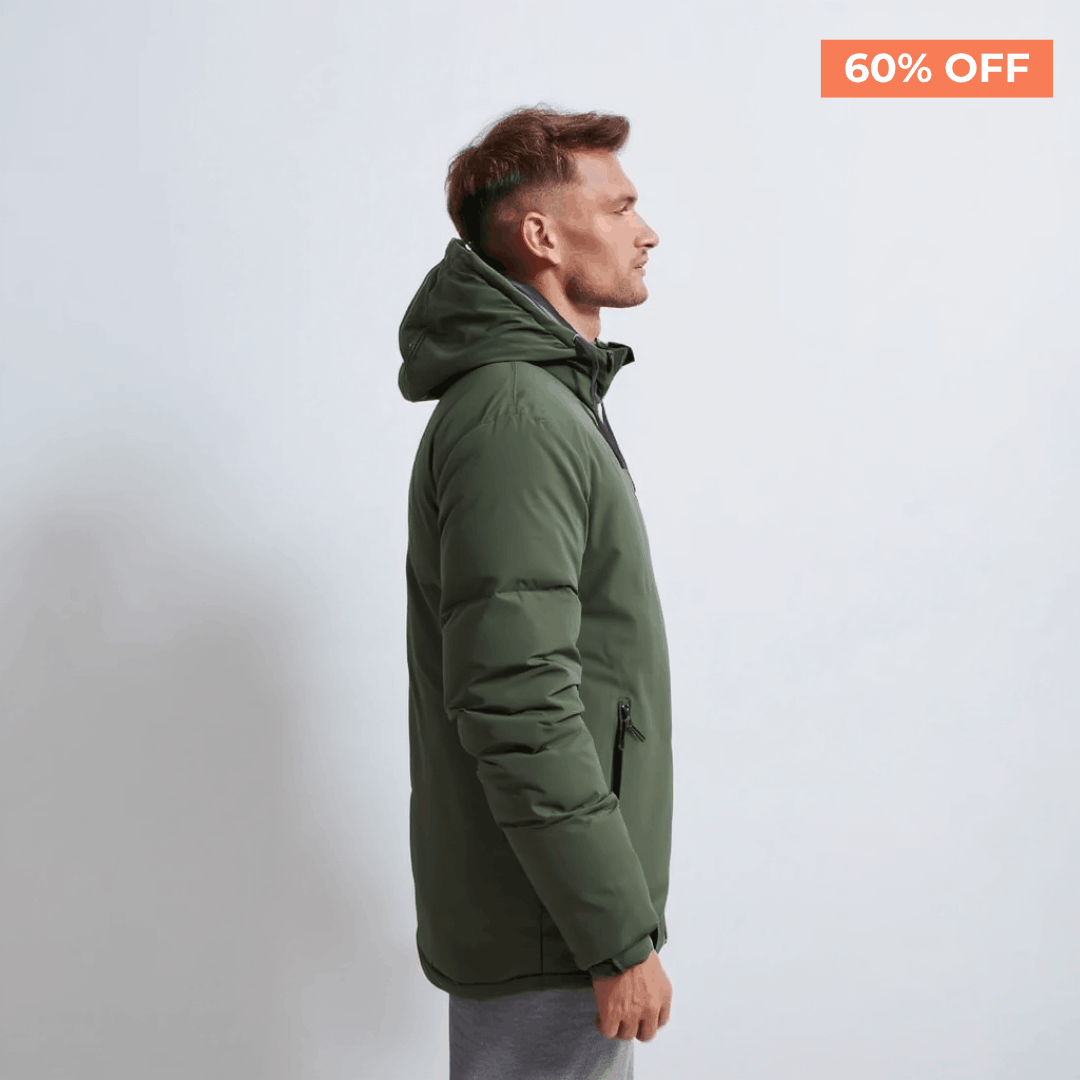 Manteau d’hiver chauffant