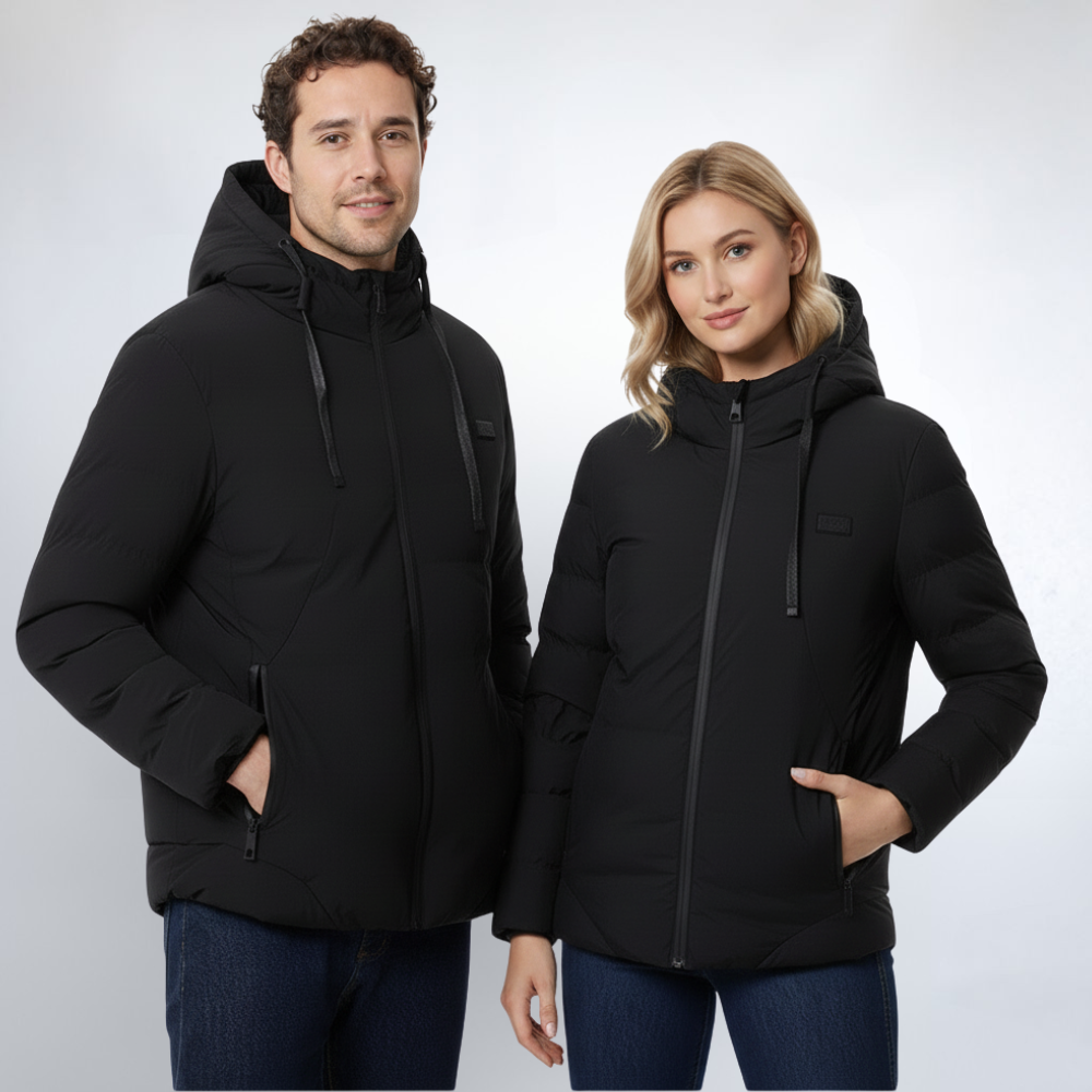 Manteau d’hiver chauffant