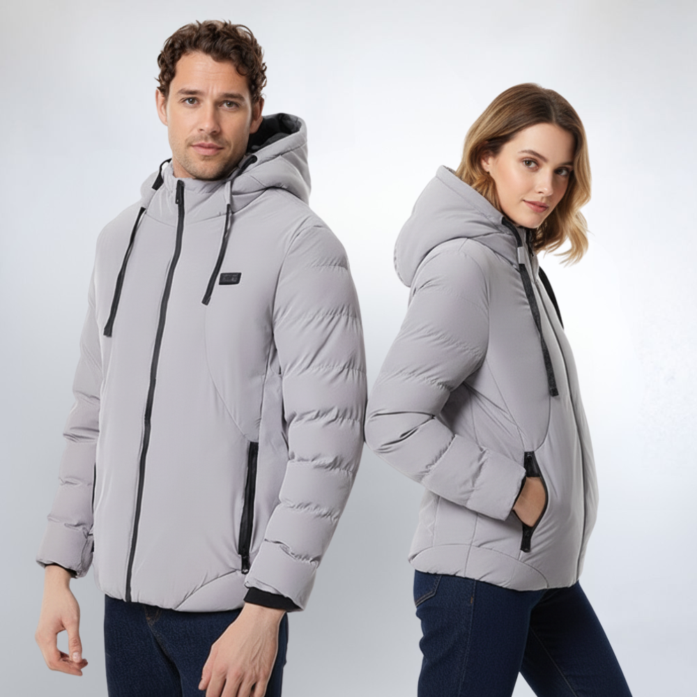 Manteau d’hiver chauffant