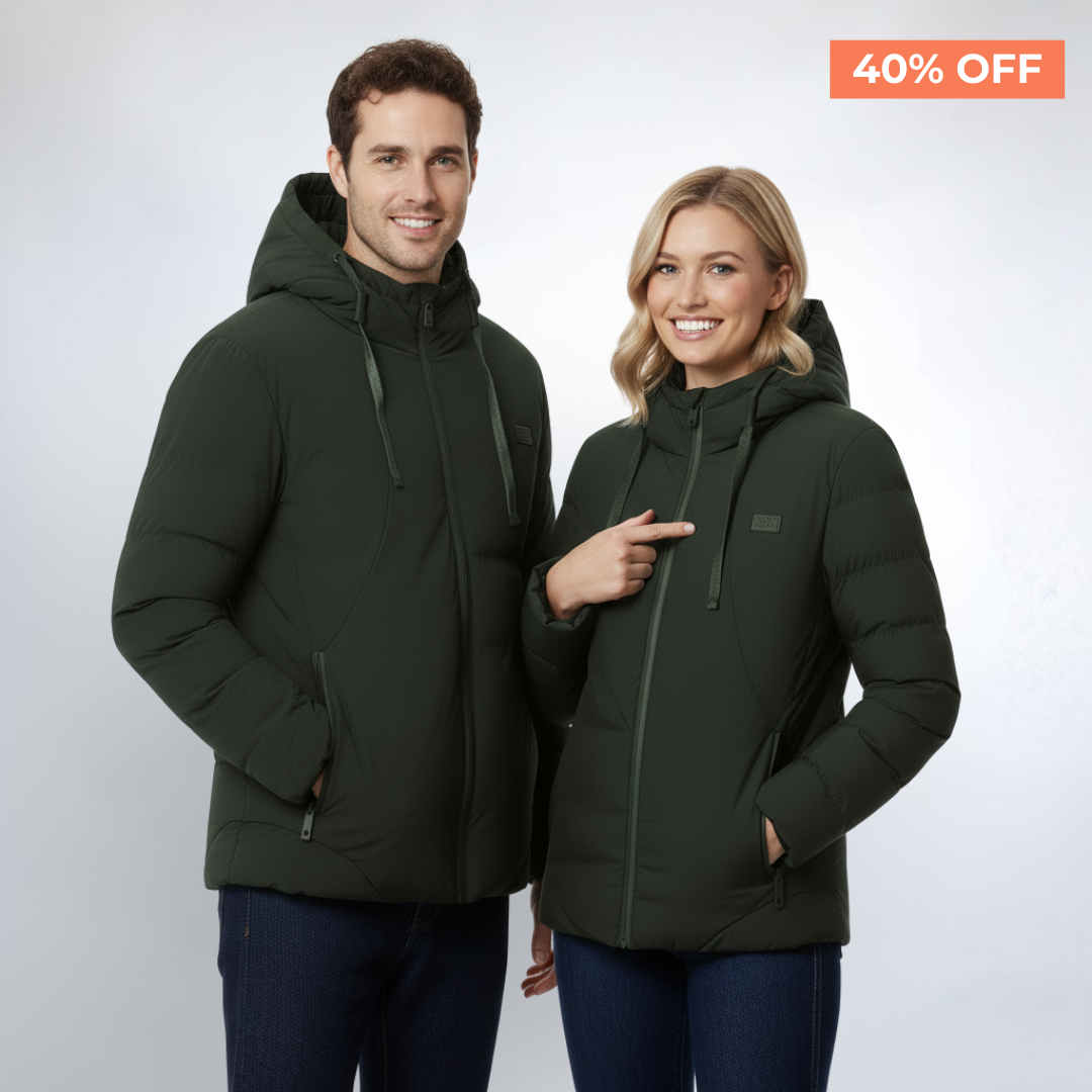 Manteau d’hiver chauffant