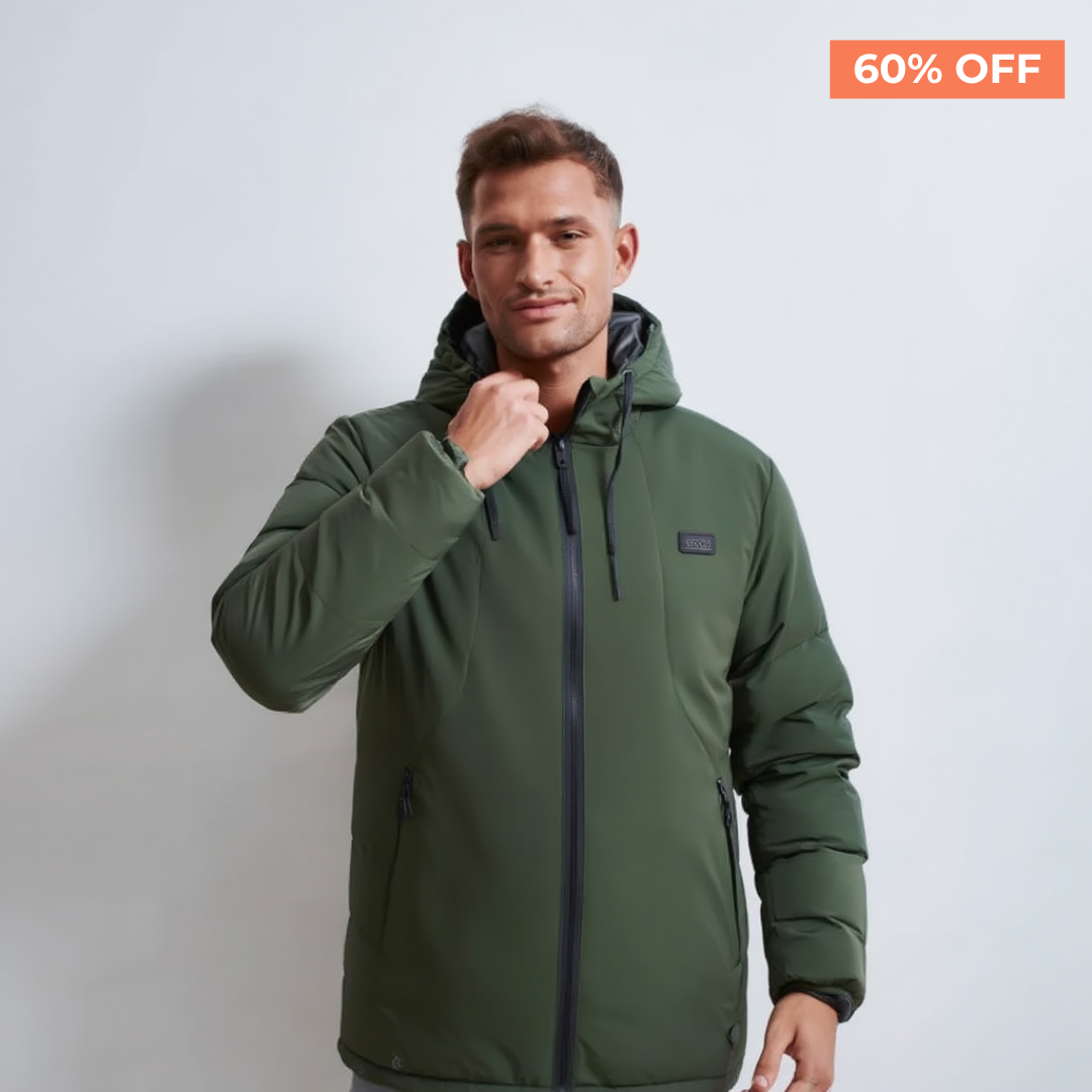 Manteau d’hiver chauffant