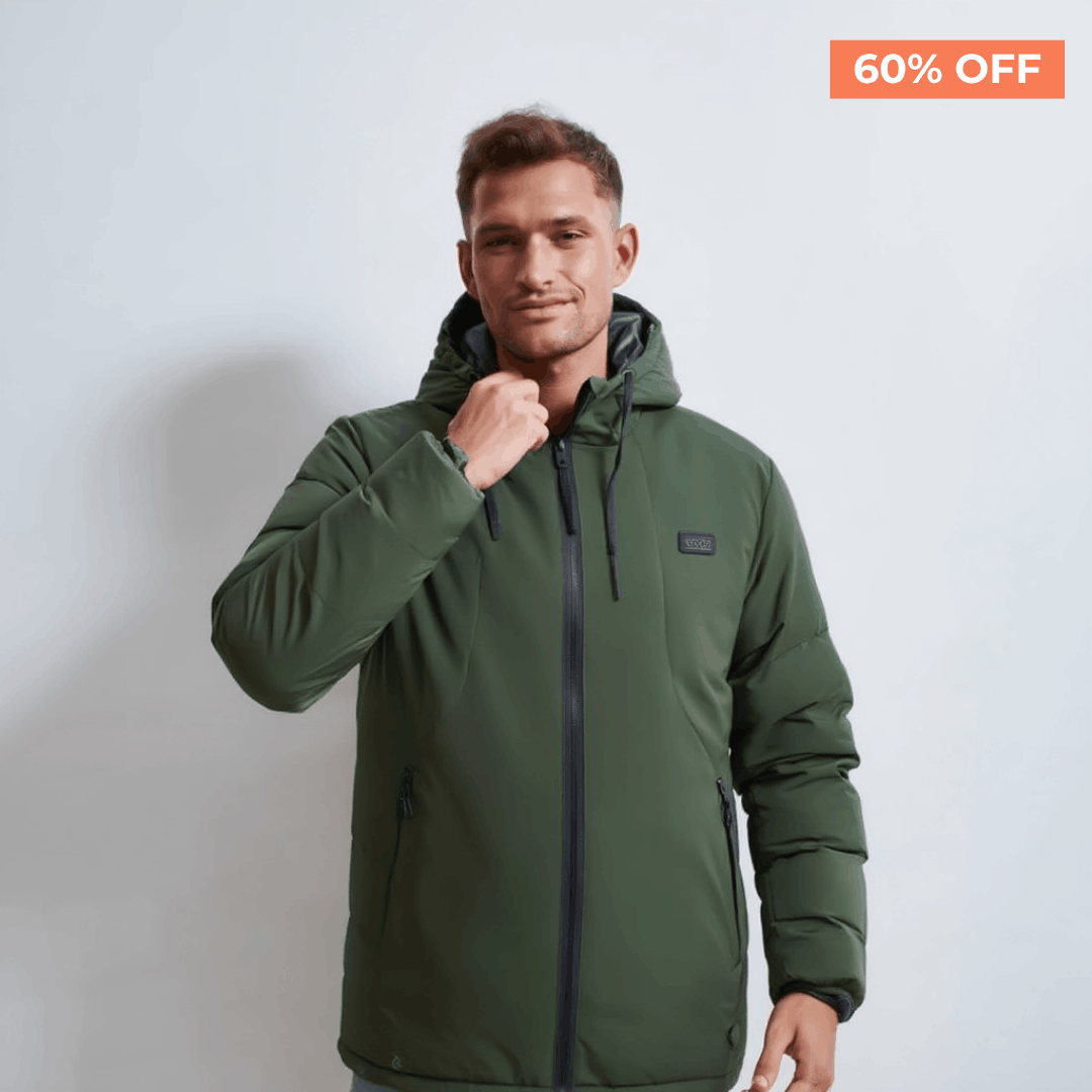 Manteau d’hiver chauffant