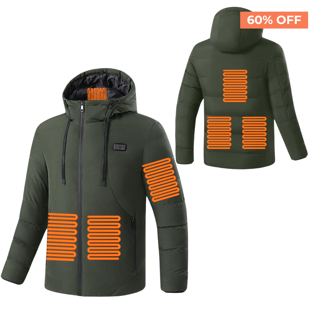 Manteau d’hiver chauffant