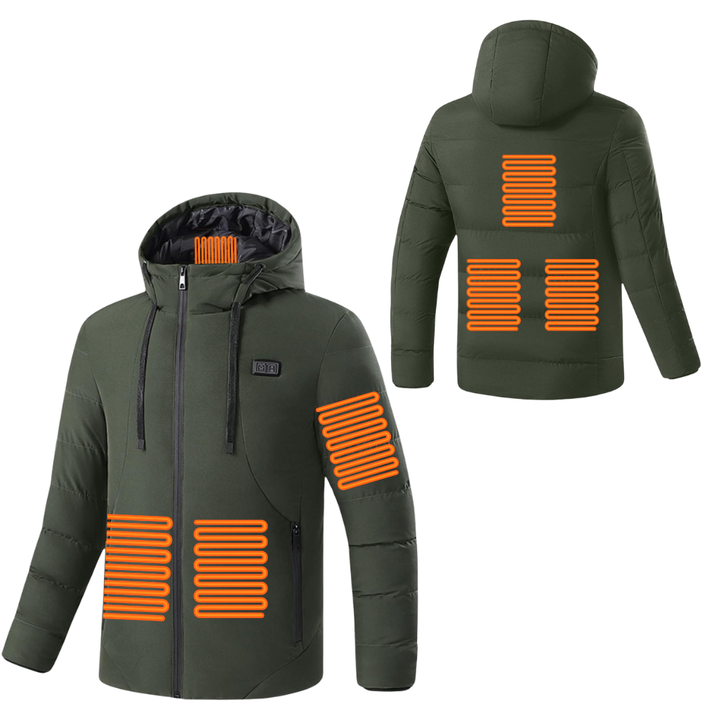 Manteau d’hiver chauffant