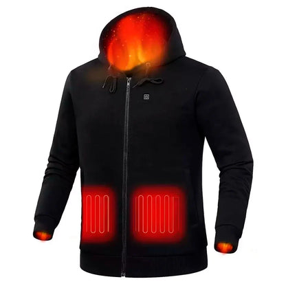 HeatZip-Hoody™ - Unisex lämmitetty neuletakki